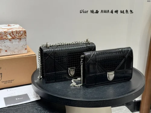 Dior Small Gold Chain Bag