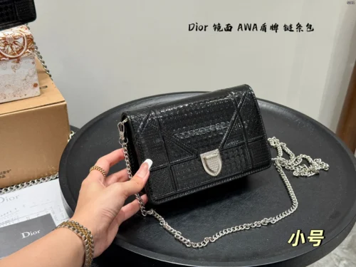 Dior Small Gold Chain Bag