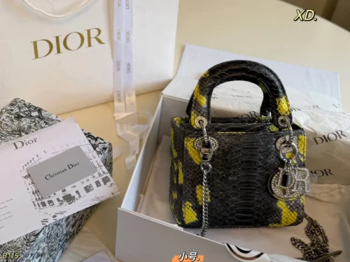 Dior Lady Dior Small Top Handle Bag