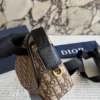 Dior Small Black Leather Messenger Bag