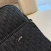 Dior Black Monogram Leather Backpack