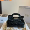Dior Gold Cannage Lambskin Crossbody Bag