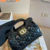 Dior Gold Cannage Lambskin Crossbody Bag