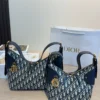 Dior Monogram Leather Handbag