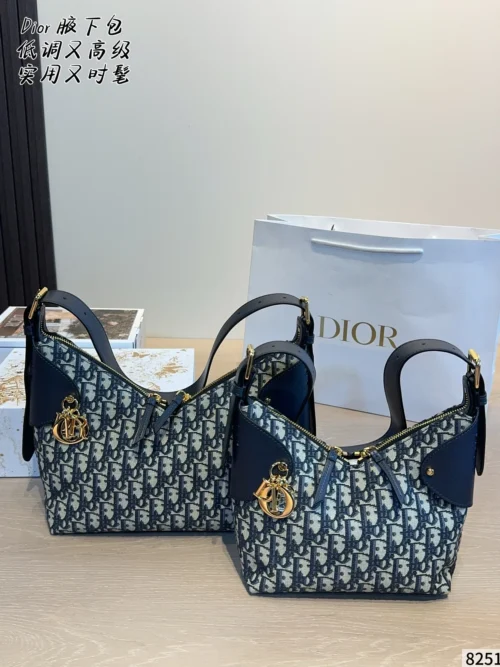Dior Monogram Leather Handbag