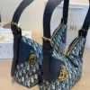 Dior Monogram Leather Handbag