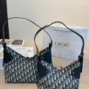 Dior Monogram Leather Handbag