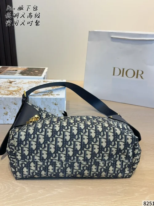 Dior Monogram Leather Handbag