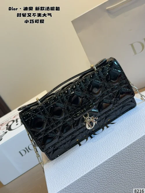 Dior Lady Dior Cannage Clutch Bag