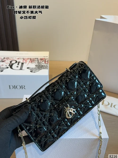 Dior Lady Dior Cannage Clutch Bag