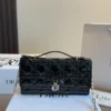 Dior Lady Dior Cannage Clutch Bag
