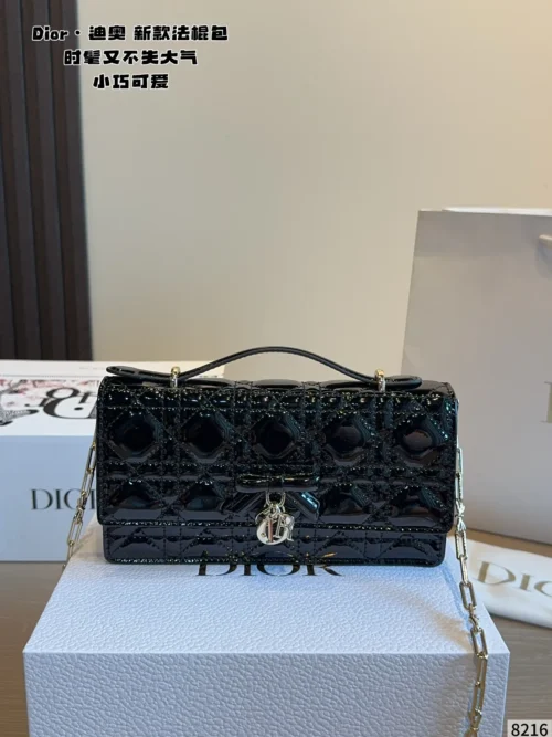 Dior Lady Dior Cannage Clutch Bag