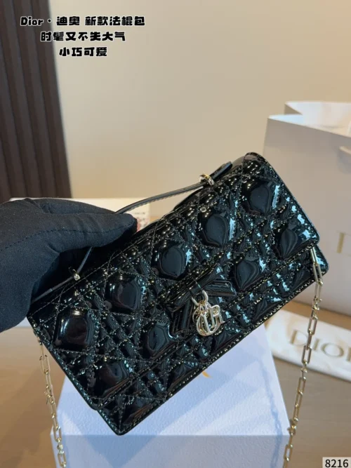 Dior Lady Dior Cannage Clutch Bag
