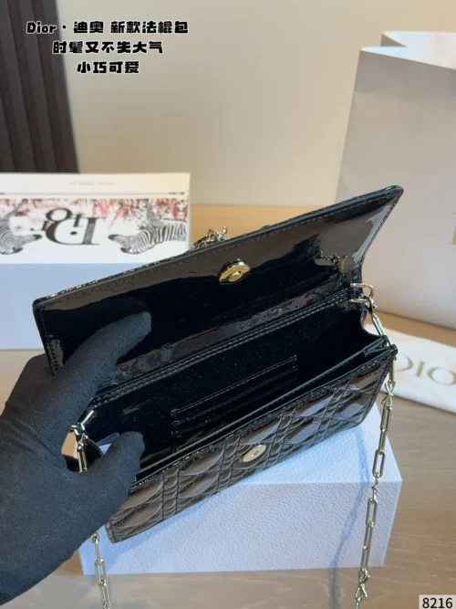 Dior Lady Dior Cannage Clutch Bag
