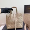 Dior Toujours Small Silver Cannage Leather Handbag Style 0142