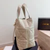Dior Toujours Small Silver Cannage Leather Handbag Style 0142
