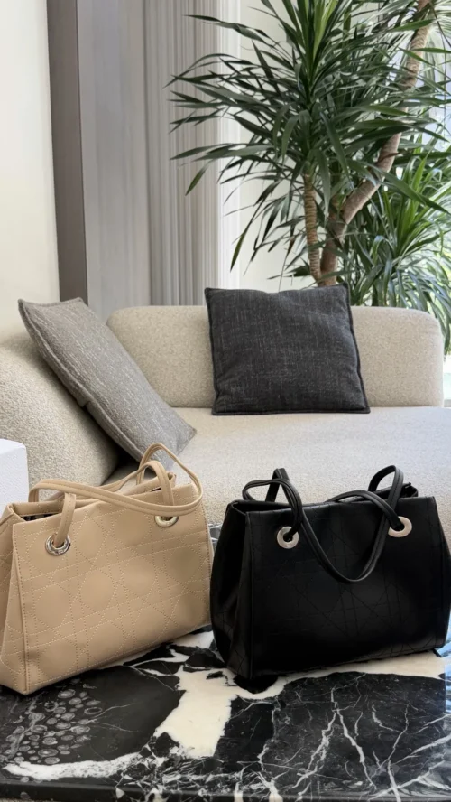 Dior Quilted Tote Bag