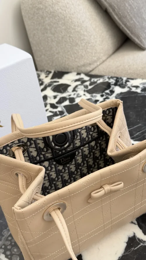 Dior Quilted Tote Bag