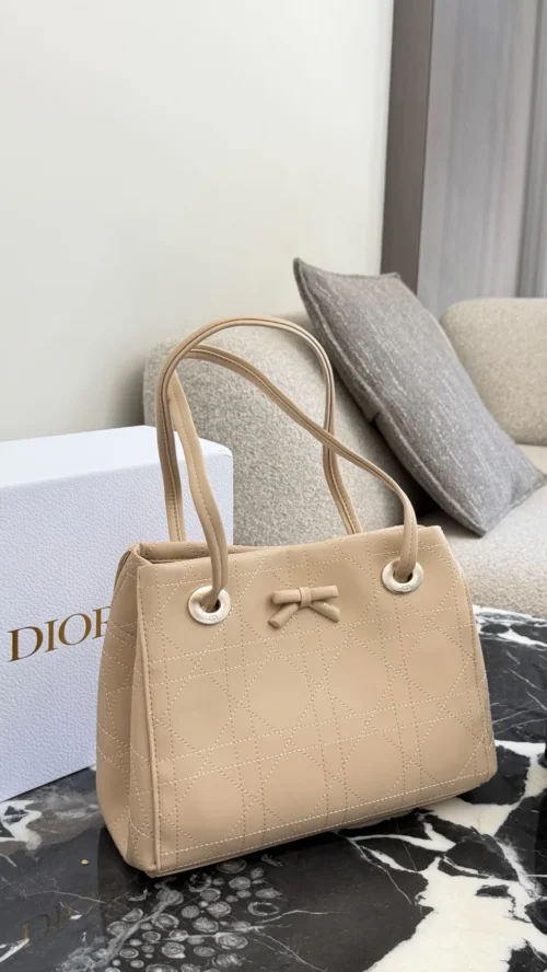 Dior Quilted Tote Bag
