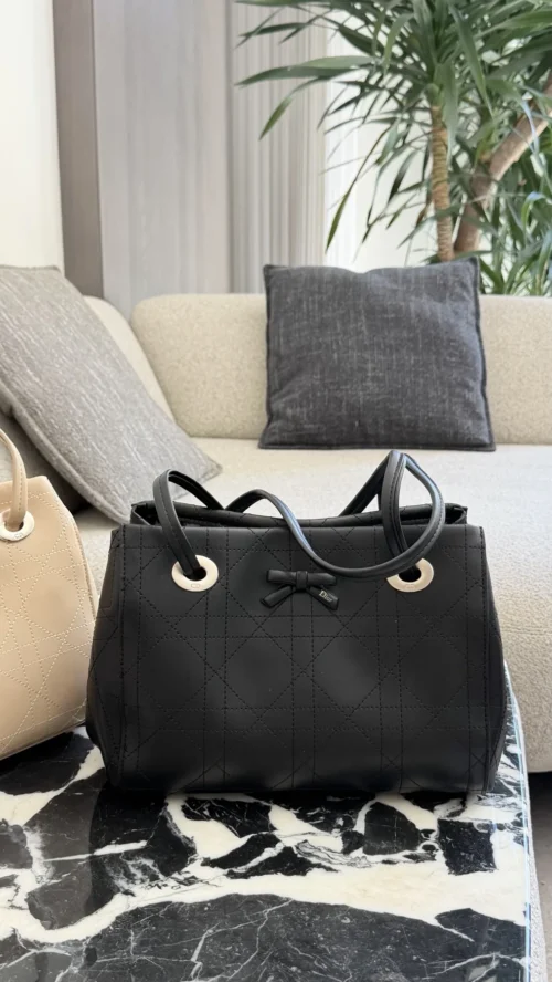 Dior Quilted Tote Bag