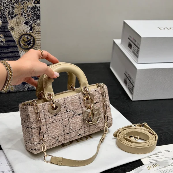 Dior D-Joy Cannage Handbag