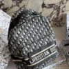 Dior Black Monogram Backpack Style 0165
