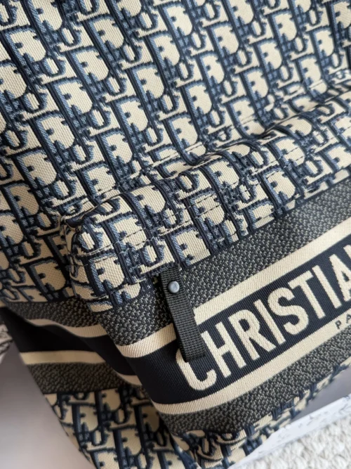 Dior Black Monogram Backpack Style 0165