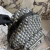 Dior Black Monogram Backpack Style 0165