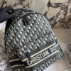 Dior Black Monogram Backpack Style 0165