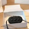 Dior Black Quilted Calfskin Vanity Bag
