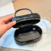 Dior Black Quilted Calfskin Vanity Bag