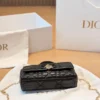 Dior Lady Dior Black Quilted Calfskin Vanity Bag