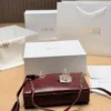 Dior D-Joy Mini Black Cannage Lambskin Card Holder