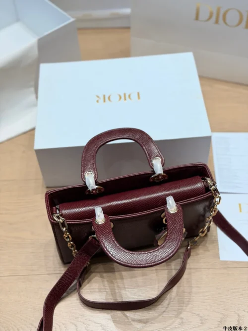 Dior D-Joy Mini Black Cannage Lambskin Card Holder