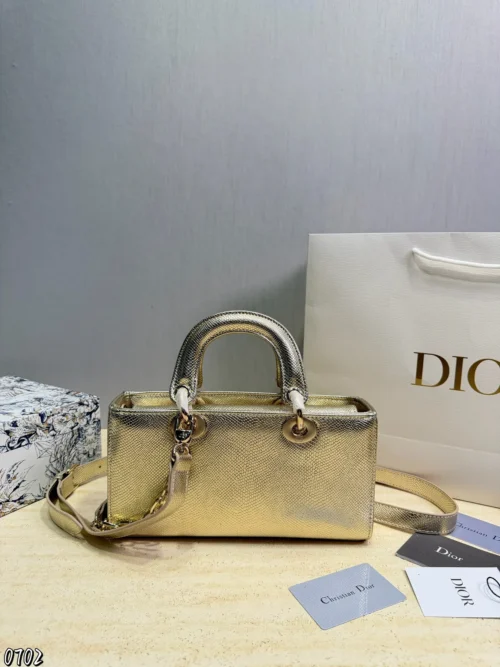 Dior D-Joy Mini Black Cannage Lambskin Card Holder Style 0198