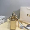 Dior D-Joy Mini Black Cannage Lambskin Card Holder Style 0198
