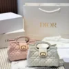 Dior Black Cannage Lambskin Vanity Bag