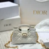 Dior Black Cannage Lambskin Vanity Bag