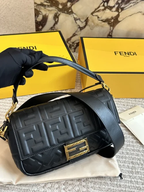 Fendi Baguette Leather Bag