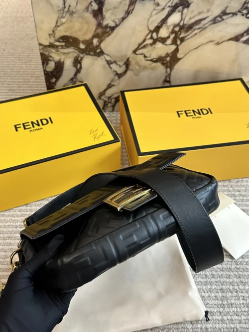 Fendi Baguette Leather Bag