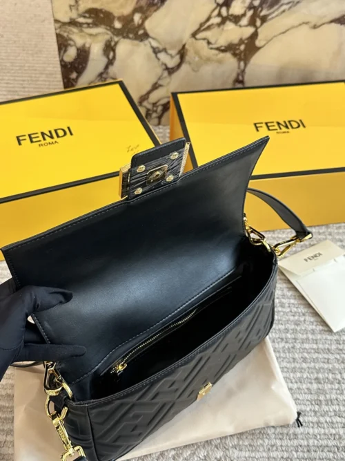 Fendi Baguette Leather Bag