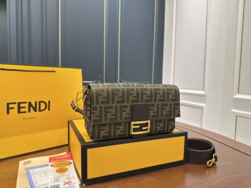 Fendi Baguette Monogram Bag