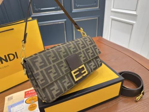 Fendi Baguette Monogram Bag