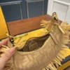 Fendi Large Woven Raffia Clutch Bag