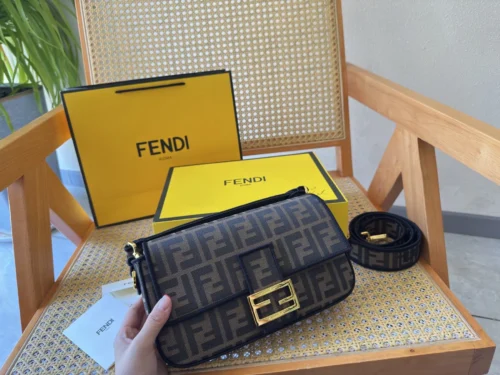 Fendi Baguette Monogram Bag Style 0013