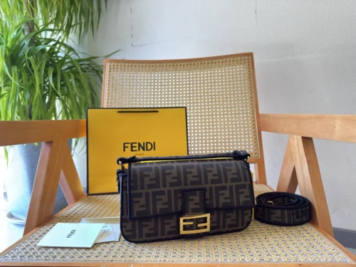 Fendi Baguette Monogram Bag Style 0013
