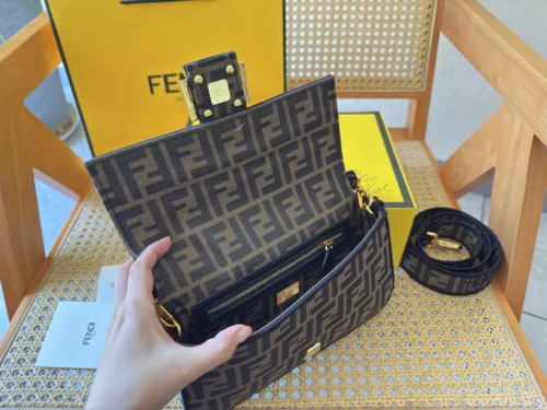 Fendi Baguette Monogram Bag Style 0013