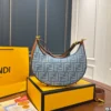 Fendi Large Denim Clutch Bag