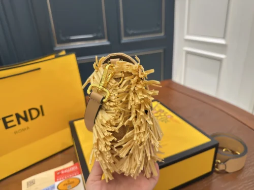 Fendi Baguette Woven Leather Bag