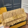 Fendi Baguette Woven Leather Bag